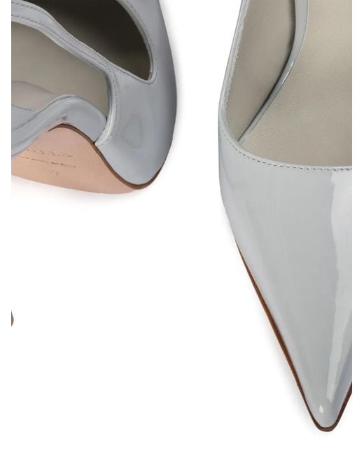 Le Silla White Bella Slingback Pumps