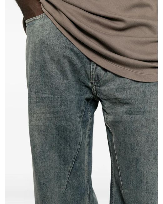 Rick Owens Gray Geth Belt-Loop Jeans for men