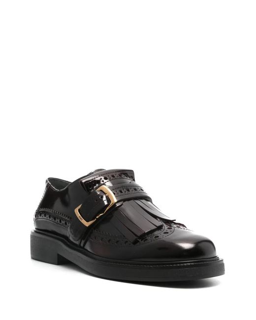 Tod's Black Monk-Strap Brogues