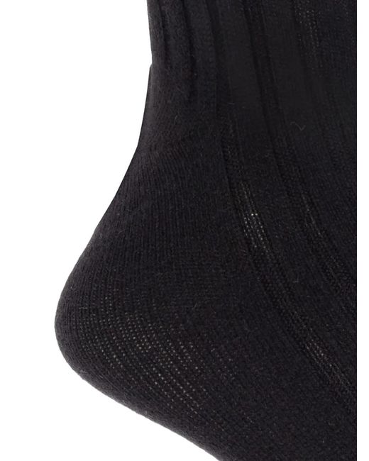 Tom Ford Black Ribbed Socks for men