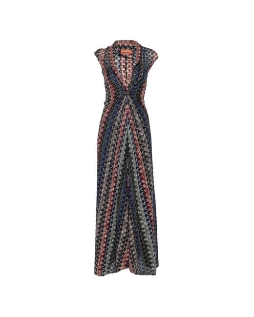 Missoni White Torchon Raschel Maxi Dress