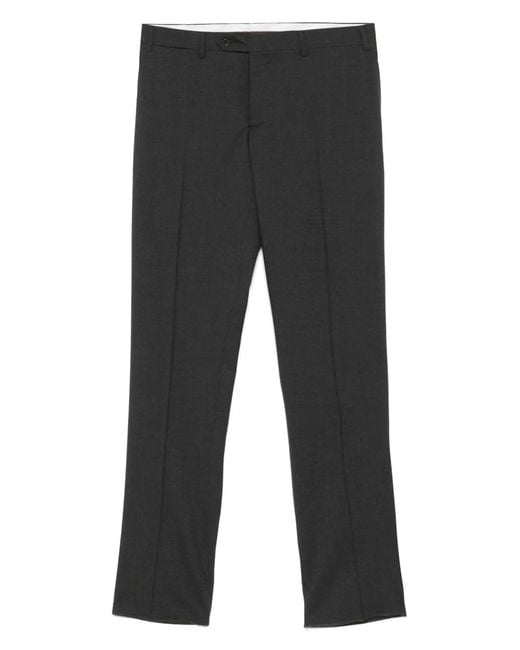 Canali Wollen Broek in het Gray voor heren