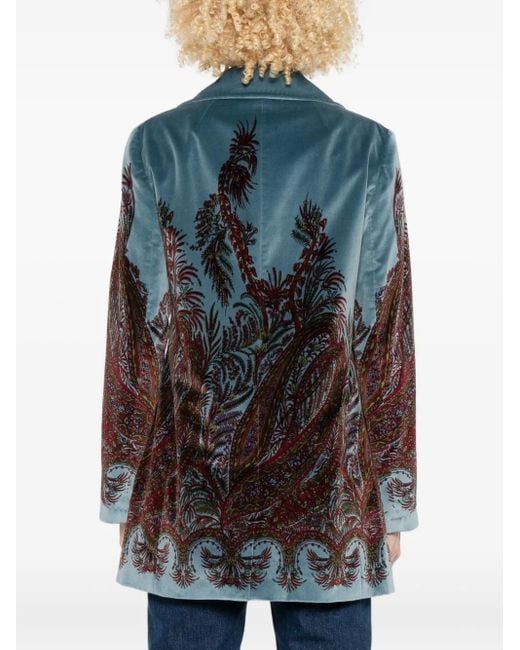 Etro フローラル ジャケット Gray