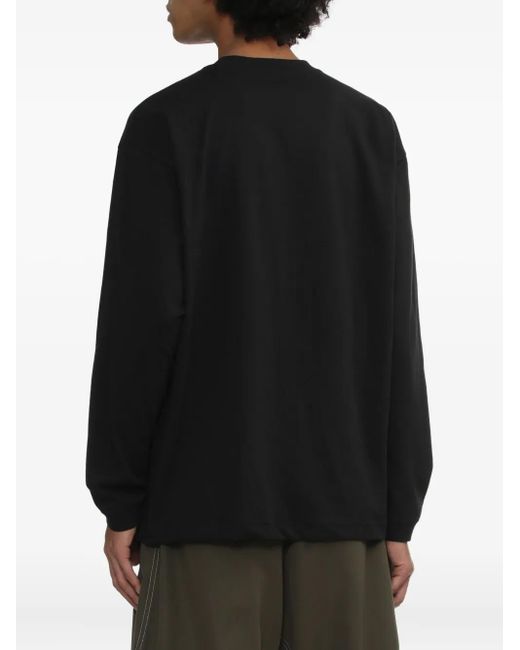 And Wander Sweatshirt Mit Grafischem Print in Black für Herren