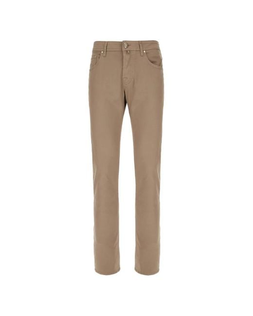 Jacob Cohen Natural Nick Patch Trousers for men