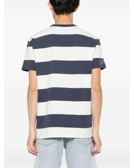 Polo Ralph Lauren Blue Striped Cotton T-shirt for men