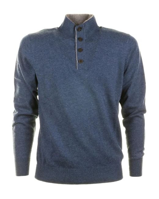 Mc2 Saint Barth Blue Dorian Sweater for men