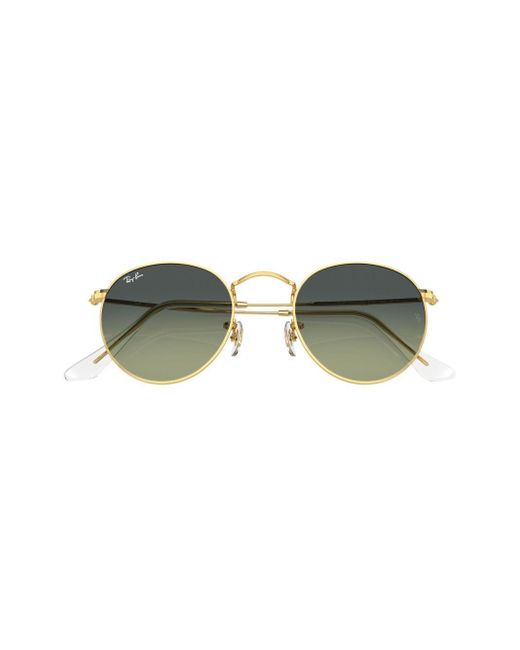 Ray-Ban Gray Round Round-frame Sunglasses for men