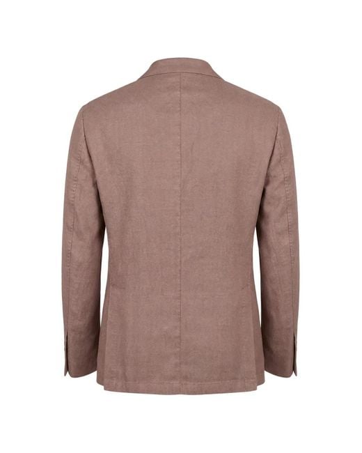 L.b.m. 1911 Brown Buttoned Blazer for men