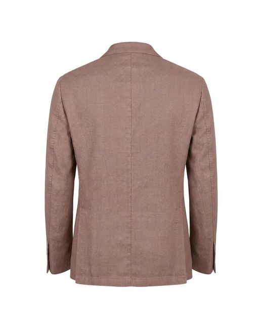L.b.m. 1911 Brown Buttoned Blazer for men