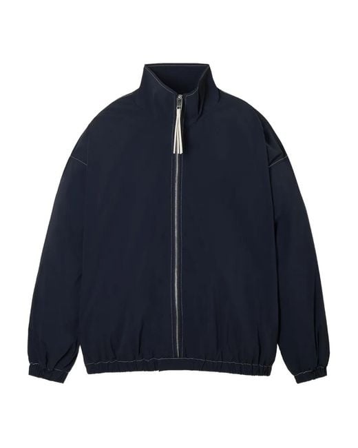 Sunnei Blue Zip Suiting Tracksuit Jacket