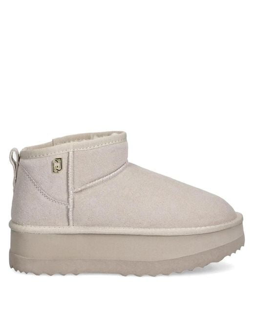 Liu Jo Natural Platform Ankle Boots
