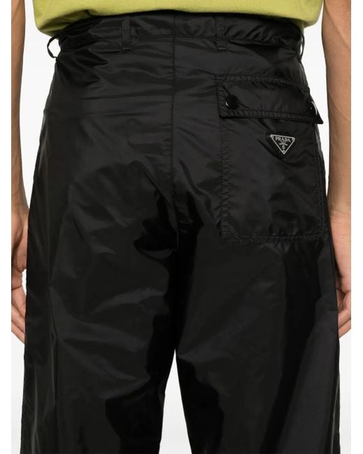 Prada Black Re-Nylon Pants for men