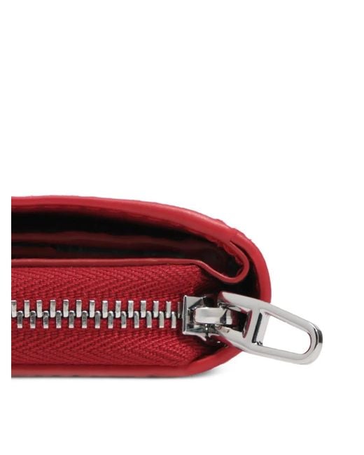 Bimba Y Lola Red Leather Flap Purse