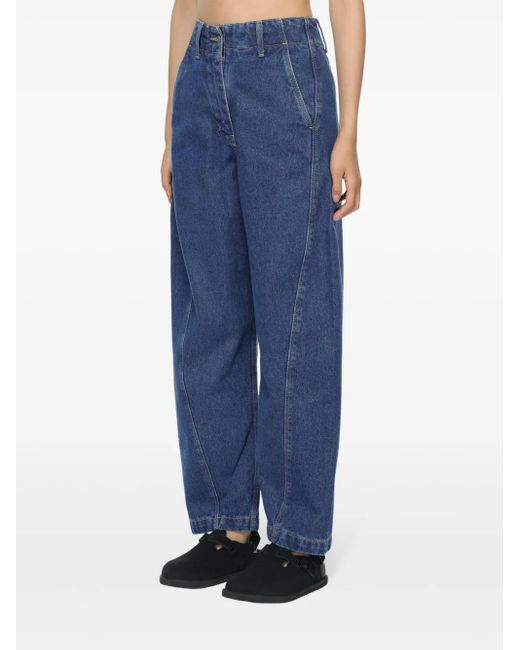 Studio Nicholson Blue Wide-Leg Jeans