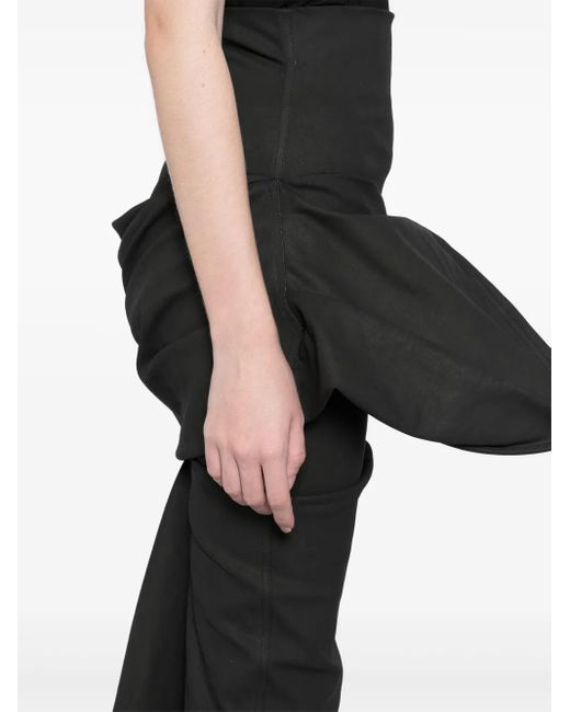 Rick Owens ドレープ マキシスカート Black