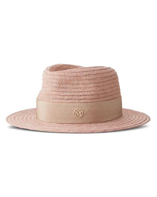 Maison Michel Pink Andre Fedora