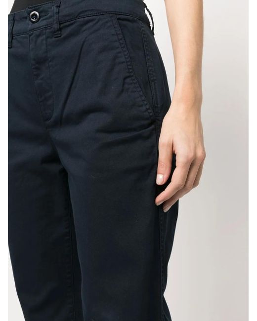 Ralph Lauren Blue Slim-Fit Cotton Trousers
