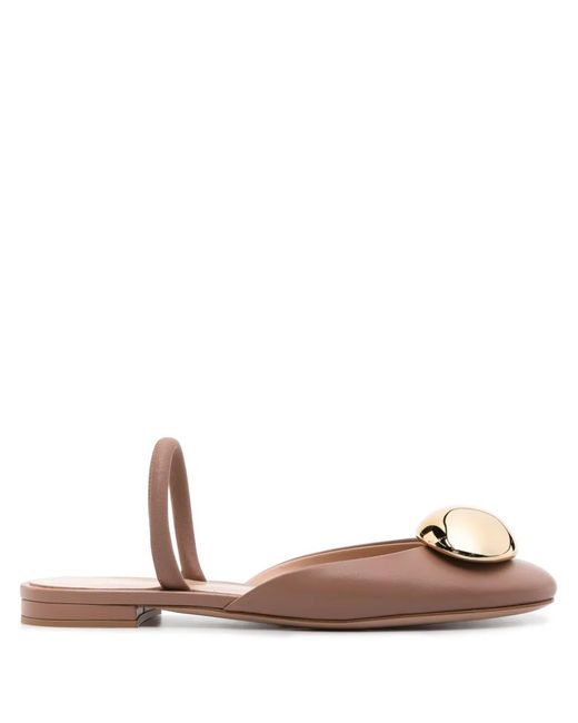 Gianvito Rossi Pink Sphera Mules