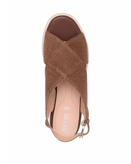 Geox Brown Sukui 2 Open Toe Sandals