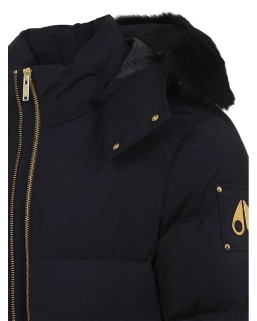 Moose Knuckles Black Stagg Padded Coat for men