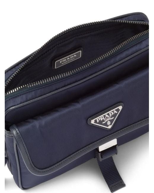 Prada Re-Nylon Crossbodytas in het Blue voor heren