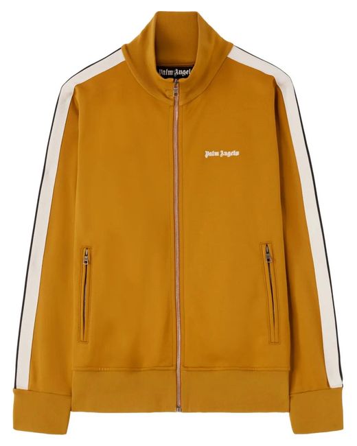 Palm Angels Jacket Met Borduurwerk in het Yellow voor heren