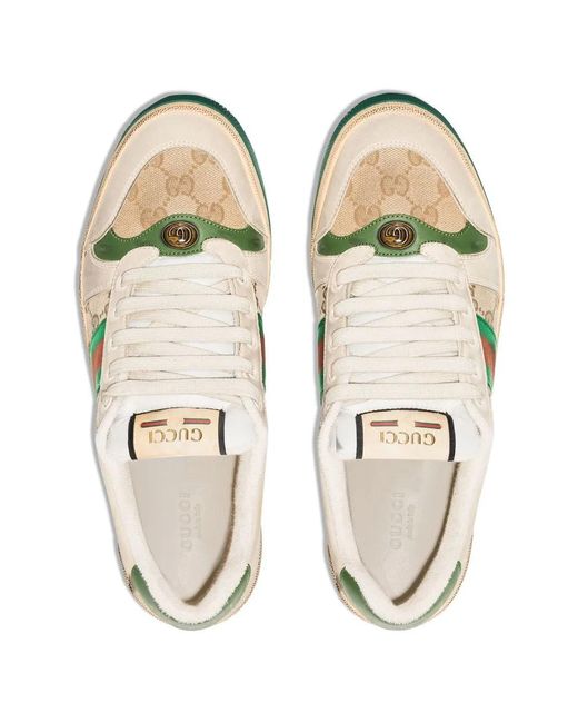 Gucci Green Sneakers Mit Monogramm