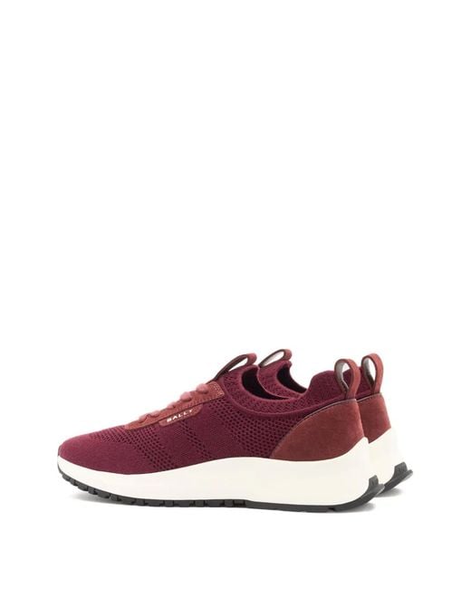 Bally Purple Outline Sneakers