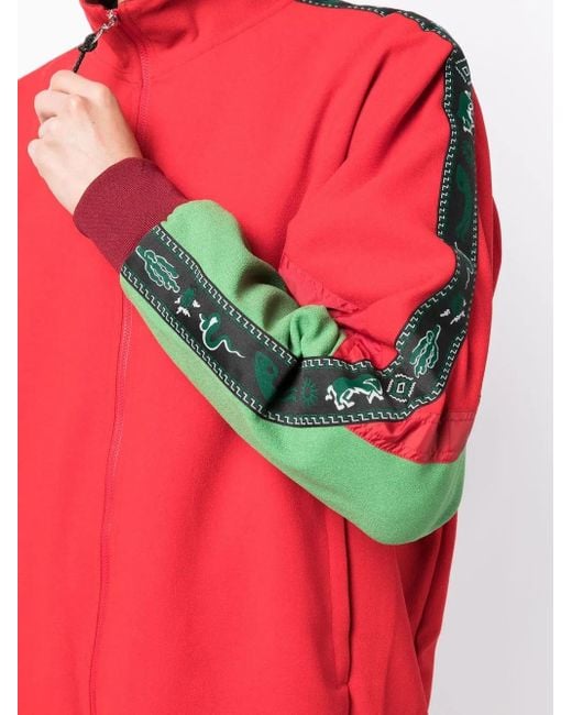 Pull Colour Block À Col Zippé Toga Virilis pour homme en coloris Red