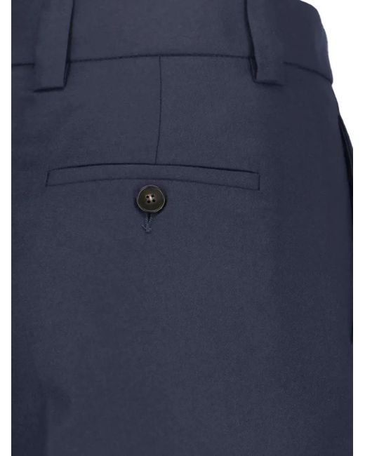 Incotex Blue Straight Trousers