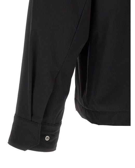 Giacca-Camicia Con Taschino di Herno in Black da Uomo