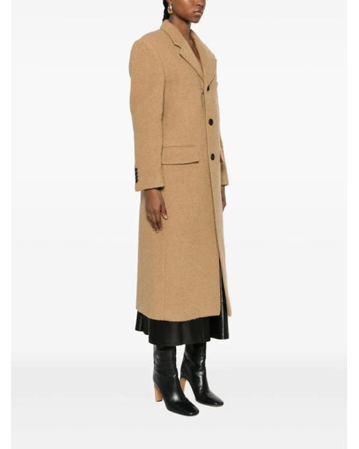 DUNST Natural Single-Breasted Coat