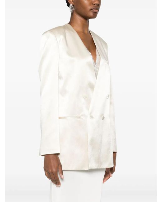 Philosophy Di Lorenzo Serafini White Over Doublebreast Jacket