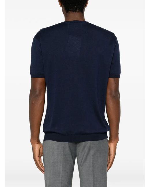 Amaranto Blue Short-Sleeve Top for men