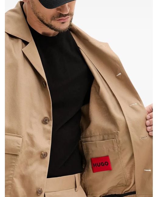 HUGO Natural Single-Breasted Suit for men