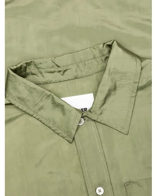 Jil Sander Hemd mit aufgesetzter Tasche in Green für Herren