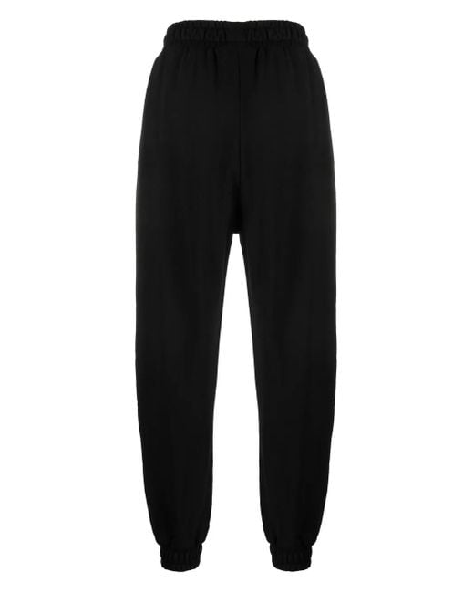 Philipp Plein Black Elasticated Track Pants