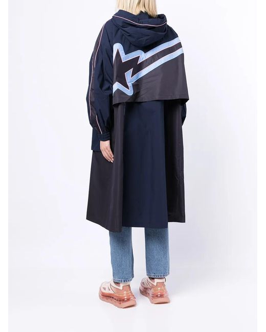 BAPY BY *A BATHING APE® Blue Bapesta Parka Coat