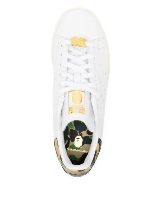 A Bathing Ape White X Adidas Stan Smith Trainers for men