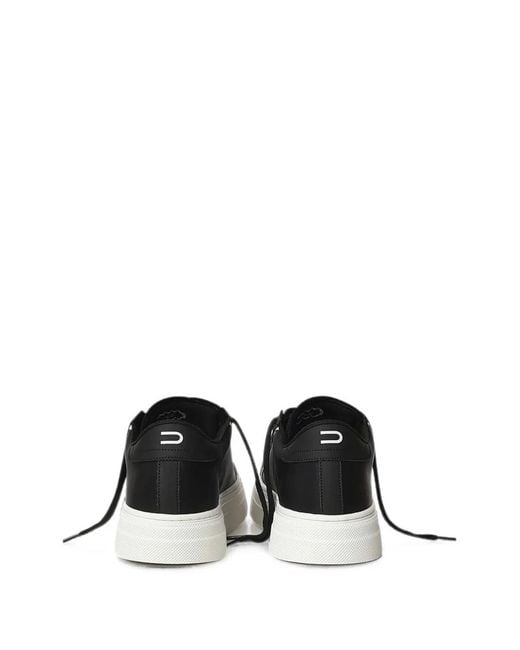 Demna Black Logo-Print Platform Sneakers for men