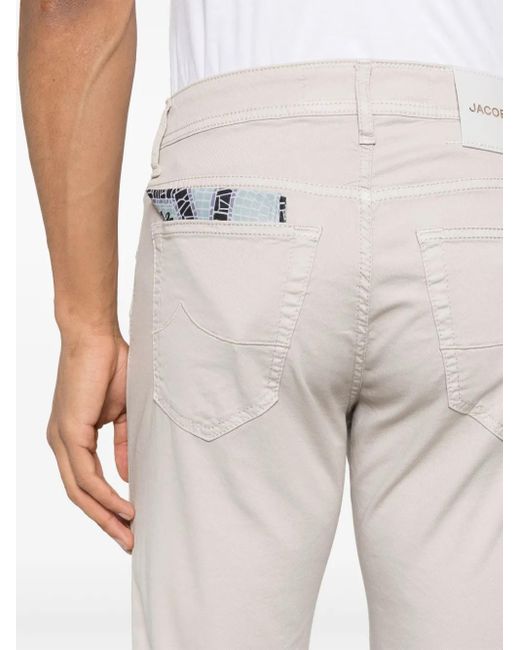 Jacob Cohen Natural Bard Five-Pocket Jeans for men