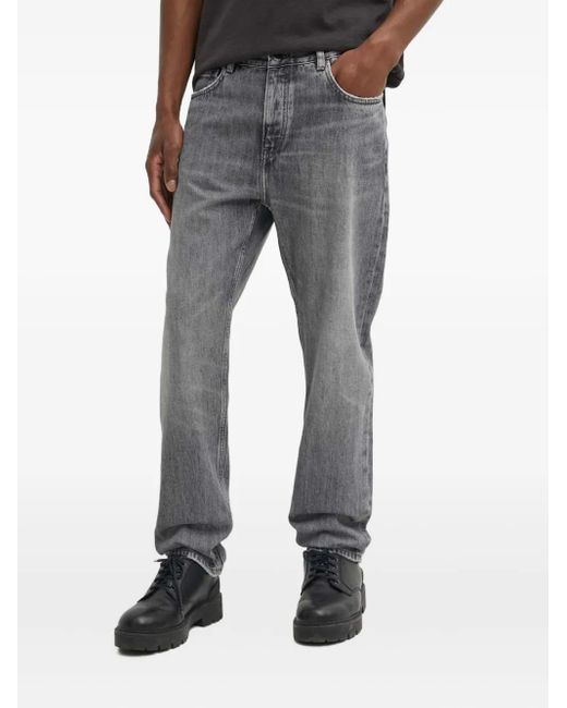 Won Hundred Gray Button-Up Trousers for men