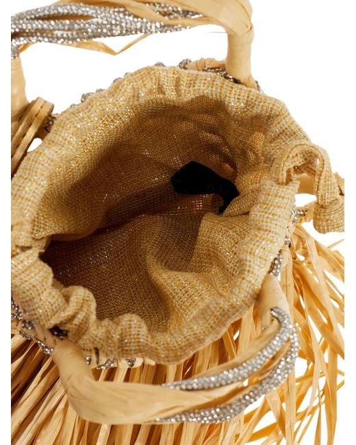 Kurt Geiger Metallic Mini Macrame Crystal Bag