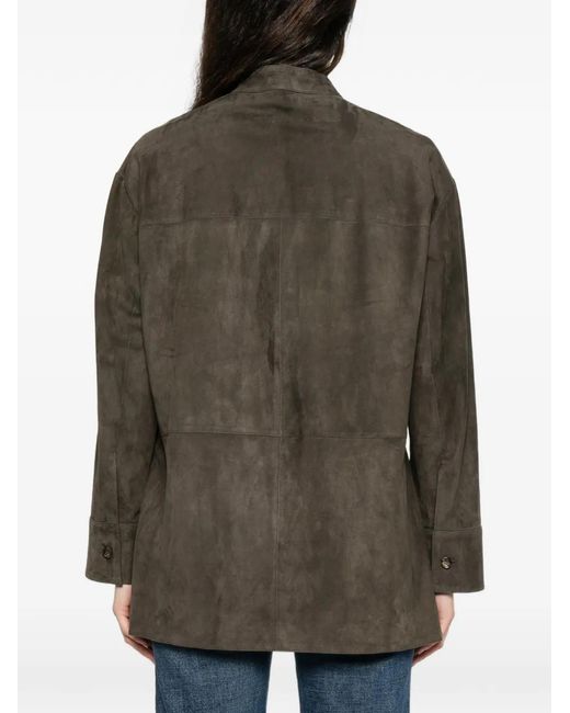 Max Mara ボタンポケット ジャケット Brown