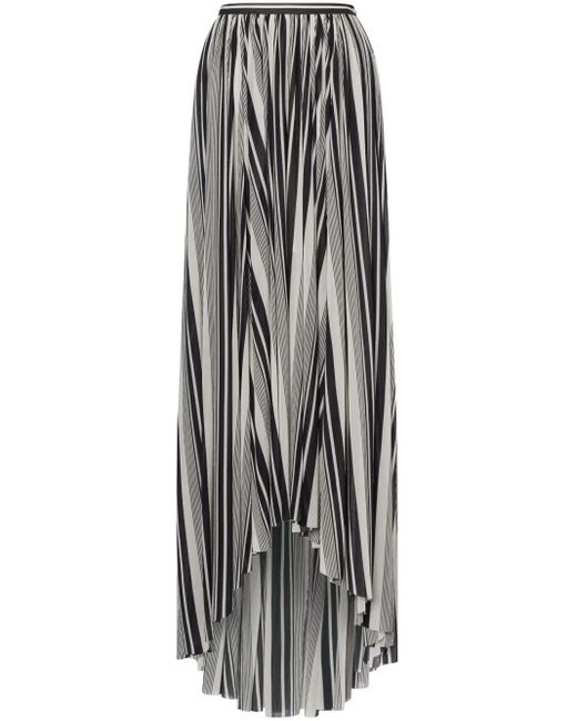 Philosophy Di Lorenzo Serafini ストライプ マキシスカート Black