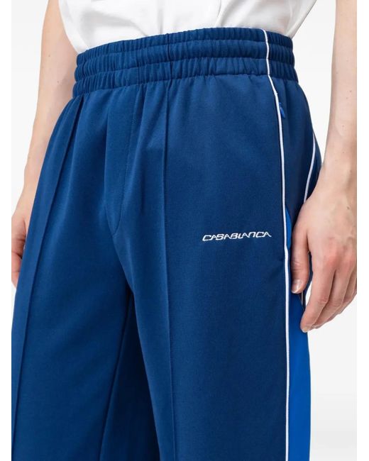 Casablanca Blue Cyber Tricot Track Pants for men