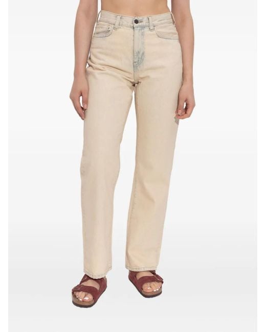 Carhartt Natural Logo-Patch Jeans