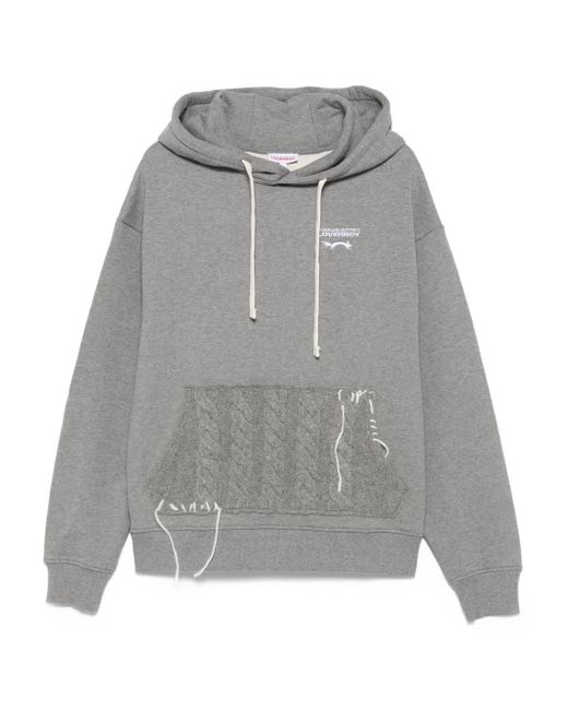 Felpa Con Cappuccio di Charles Jeffrey in Gray
