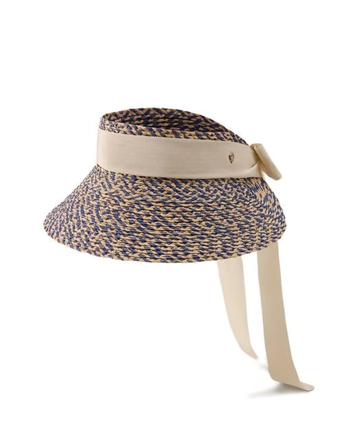 Helen Kaminski White Sabina Bow-Detail Sun Hat